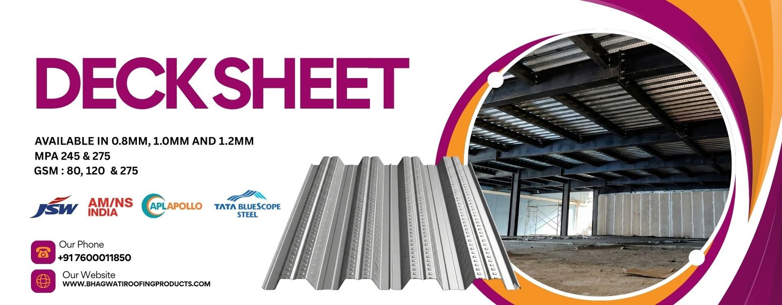 JSW DECKSHEET
