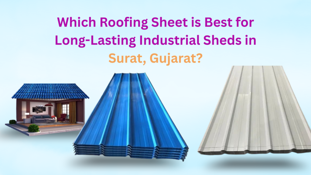 hich Roofing Sheet is Best for Long-Lasting Industrial Sheds in Surat, Gujarat? Selecting the right roofing sheet for industrial sheds in Surat, Gujarat plays a vital role in ensuring durability and cost efficiency. Due to the region’s high temperatures, humidity, and industrial pollution, choosing a strong and weather-resistant material becomes essential. Moreover, a high-quality roofing solution not only protects your structure but also reduces long-term maintenance costs. In this blog, we will explore the best roofing sheets for industrial sheds, compare different options, and help you choose the most suitable material for your project. Best Roofing Sheet for Industrial Sheds (Top Recommendation) ✅ 1. PPGL Roofing Sheet (Best Overall Choice) Among all available options, PPGL (Pre-Painted Galvalume) roofing sheets stand out as the most reliable choice for industrial sheds. Thanks to their advanced aluminum and zinc coating, these sheets offer excellent resistance against corrosion. Additionally, PPGL sheets are known for their long lifespan, often lasting 20–25 years or more. As a result, they are ideal for industries looking for long-term investment solutions. Furthermore, their heat-reflective properties help maintain cooler indoor temperatures, which is especially beneficial in Surat’s hot climate. Another advantage is that they require minimal maintenance, saving both time and cost over the years. Therefore, PPGL sheets are highly recommended for industrial and humid environments. 👉 In comparison to traditional galvanized sheets, PPGL performs significantly better in resisting rust, moisture, and chemical exposure. Other Roofing Sheet Options 🔹 2. PPGI Roofing Sheet (Budget-Friendly Option) For businesses with budget constraints, PPGI (Pre-Painted Galvanized Iron) sheets can be a practical alternative. These sheets are more affordable and come in a variety of colors, making them visually appealing. However, they have a shorter lifespan, typically ranging between 8 to 15 years. In addition, their corrosion resistance is lower than PPGL, which may lead to higher maintenance in the long run. 👉 Therefore, PPGI sheets are better suited for small factories or temporary sheds where cost is a primary concern. 🔹 3. Galvalume (Bare GL Sheet) Another strong option is Galvalume (bare GL sheet), which is widely used in industrial applications. Due to its superior metal coating, it offers excellent durability and heat reflection. On the other hand, it lacks a color coating, which makes it less attractive in appearance. Nevertheless, its performance remains reliable in harsh conditions. 👉 Consequently, GL sheets are commonly used in warehouses and logistics parks where appearance is less important than strength. 🔹 4. Aluminum Roofing Sheet (Premium Option) When it comes to premium quality, aluminum roofing sheets are one of the best choices available. These sheets are completely rust-proof and can last anywhere between 30 to 50 years. In addition, aluminum is lightweight, which makes installation easier and reduces structural load. Despite these advantages, the cost is significantly higher compared to other materials. 👉 Hence, aluminum sheets are ideal for chemical plants, coastal areas, and high-end industrial projects where durability is the top priority. Conclusion To sum up, choosing the right roofing sheet depends on your budget, environment, and long-term goals. While several options are available, PPGL roofing sheets remain the best overall choice for industrial sheds in Surat due to their durability, corrosion resistance, and low maintenance. On the other hand, PPGI sheets are suitable for budget projects, GL sheets work well for functional spaces, and aluminum sheets are perfect for premium applications. Ultimately, investing in the right roofing material ensures better performance, lower maintenance costs, and a longer lifespan for your industrial shed.